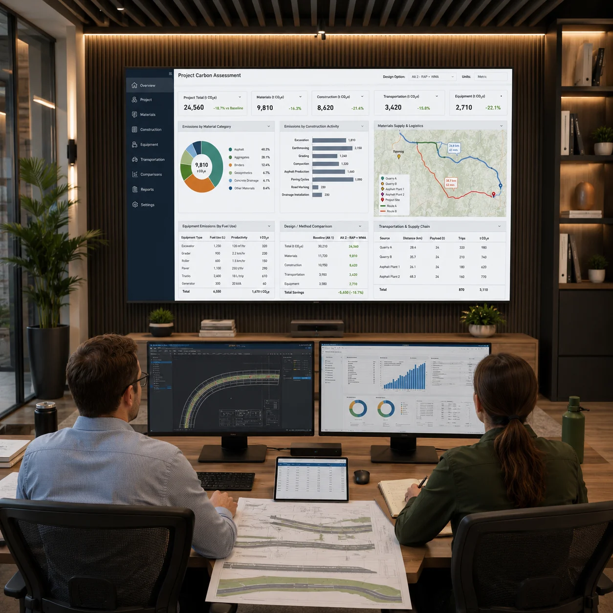 Omfattende emissionsdatabase