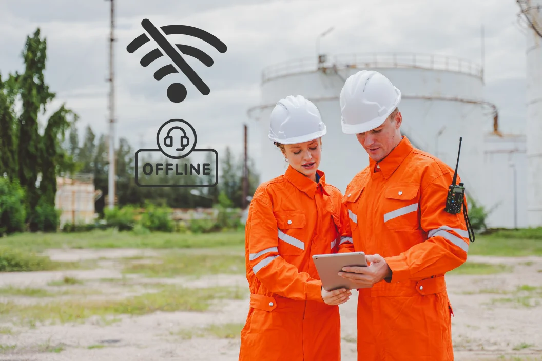 Offline Dataregistrering og Synkronisering