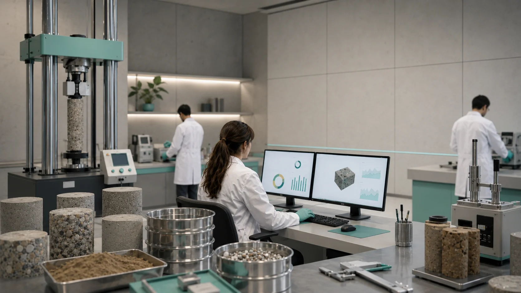 Laboratorie- og in-situ-testtjenester for anleggsteknikk