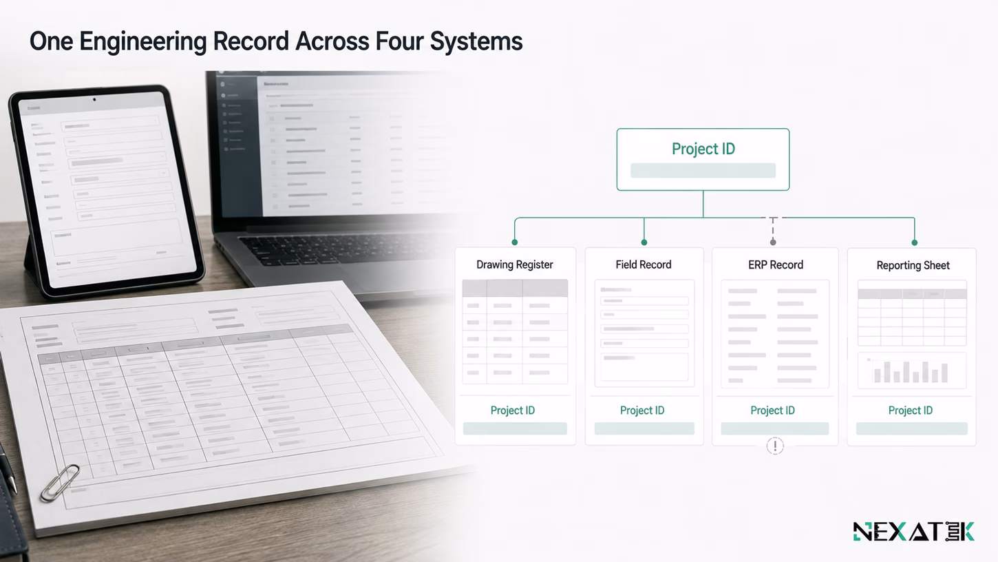 One Engineering Record Across Four Systems