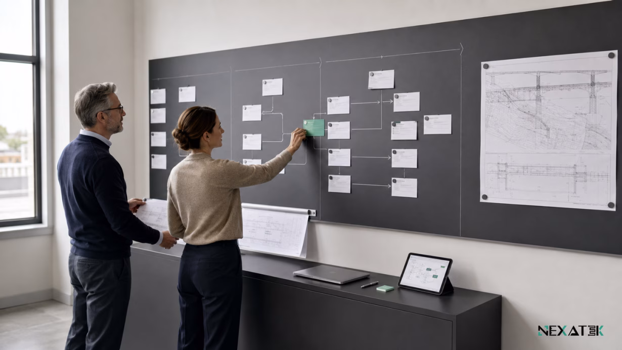 Engineering Digital Roadmap Planning Wall