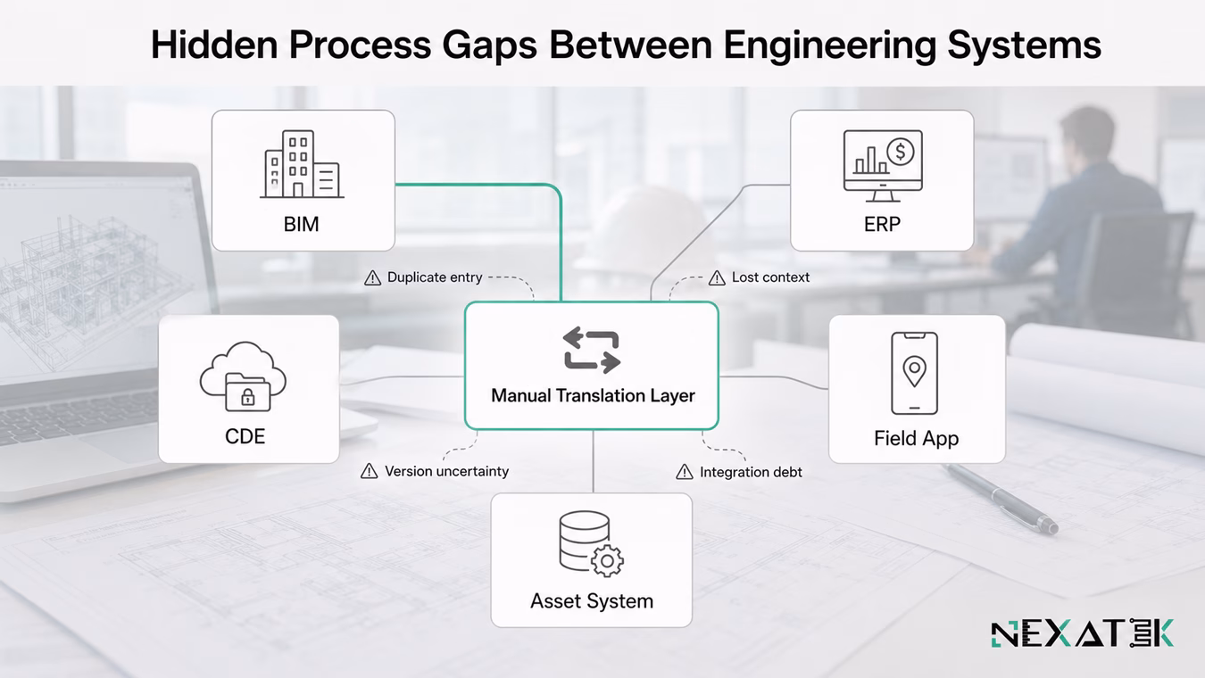Hidden Process Gaps Between Engineering Systems