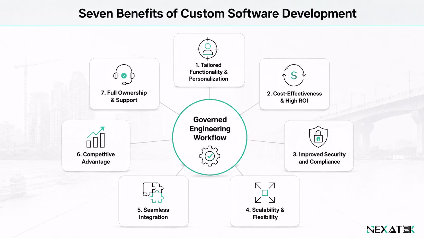 Seven Benefits of Custom Software Development