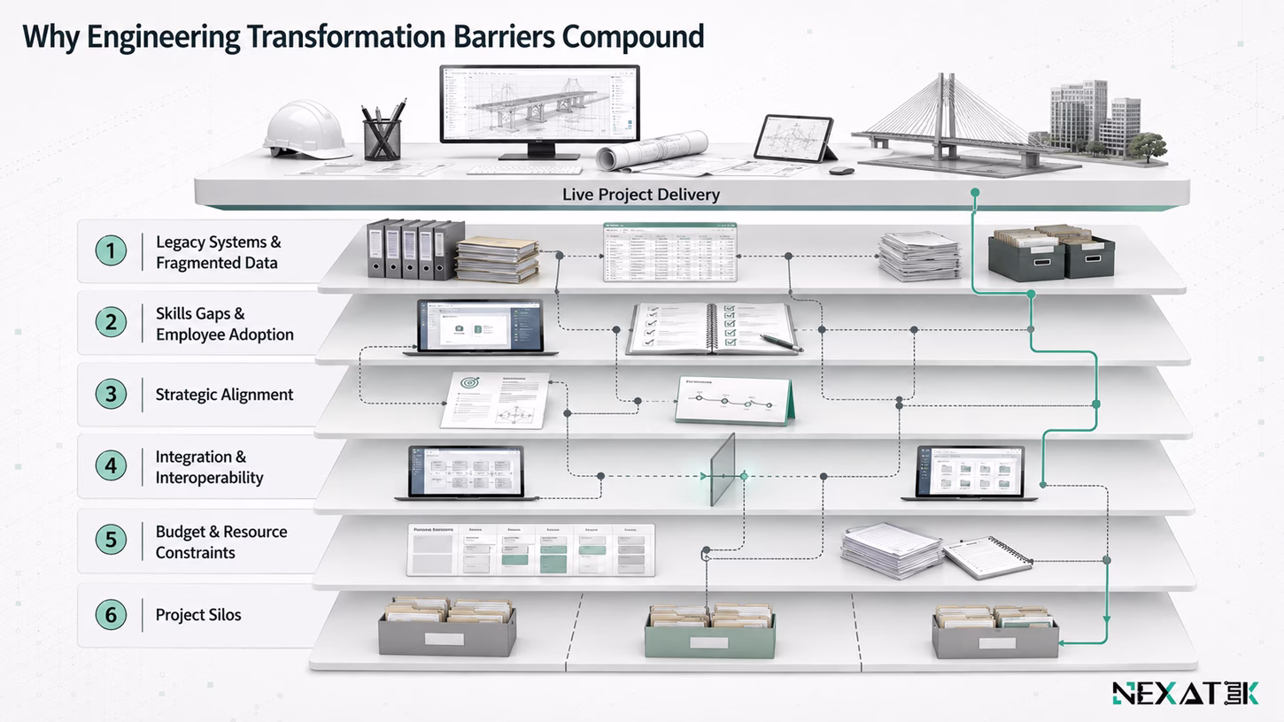 Engineering Transformation Barriers Compound