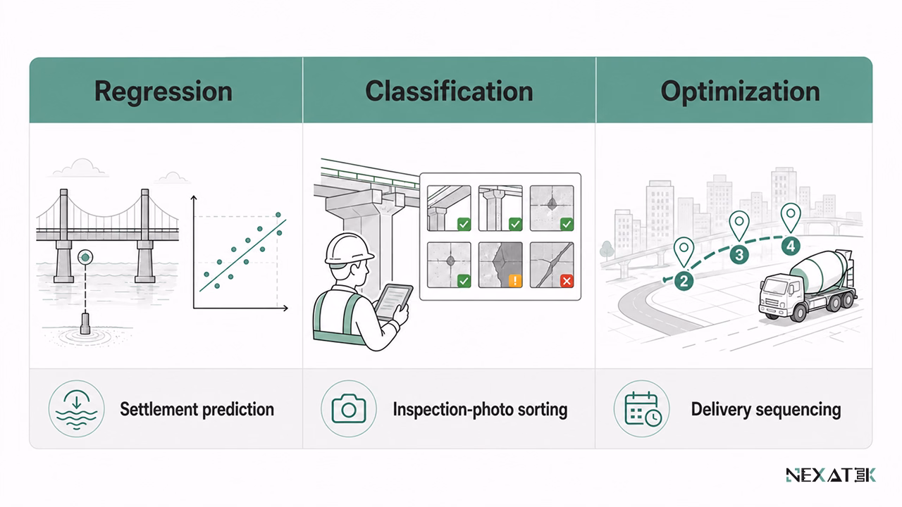  Civil Engineering AI Model Types.