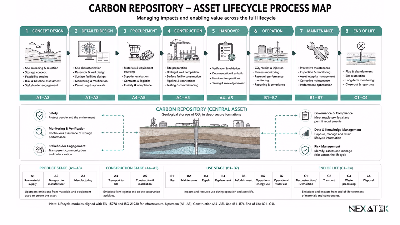 Carbon Data Across the Asset Lifecycle