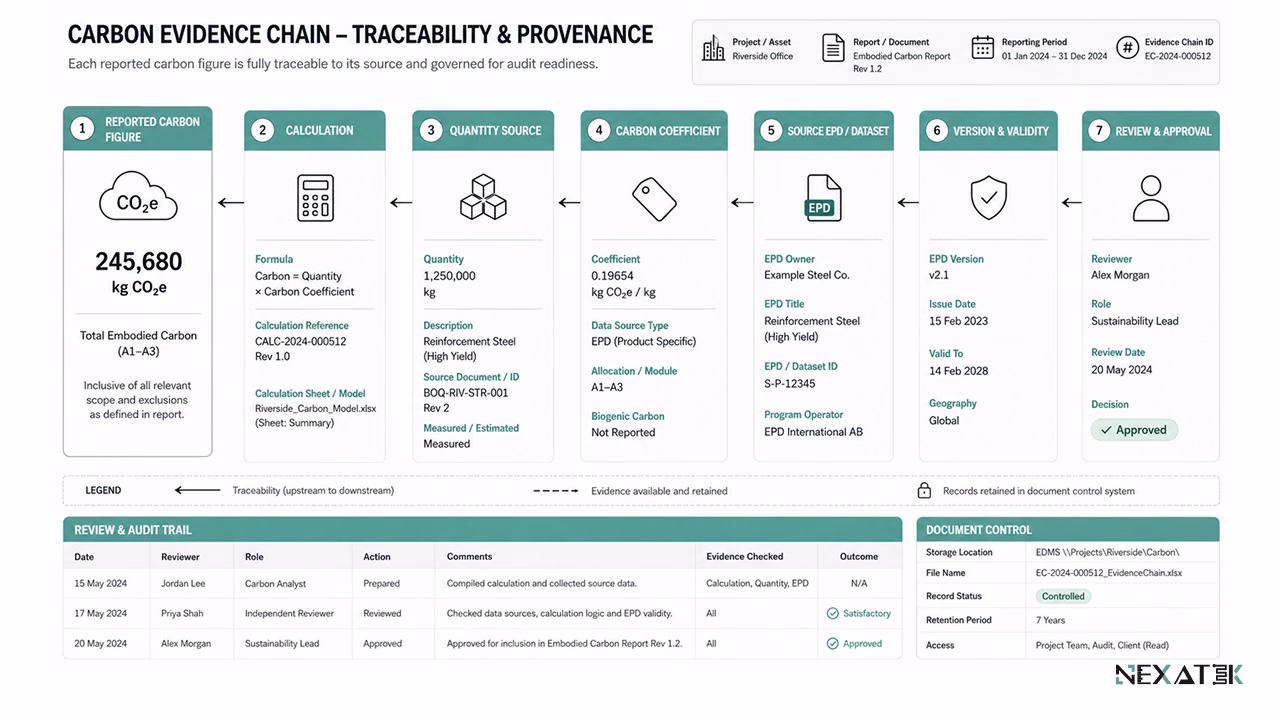 Audit-Ready Carbon Evidence Chain