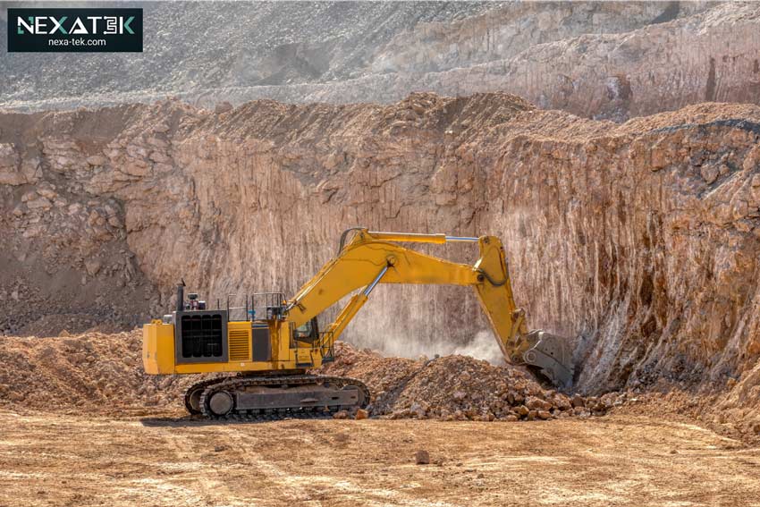 CO2 emission by heavy construction machines and equipment