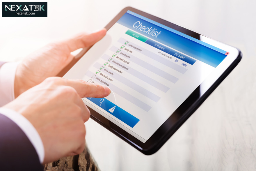 Mobile Apps help inspection, supervision or maintenance workflow