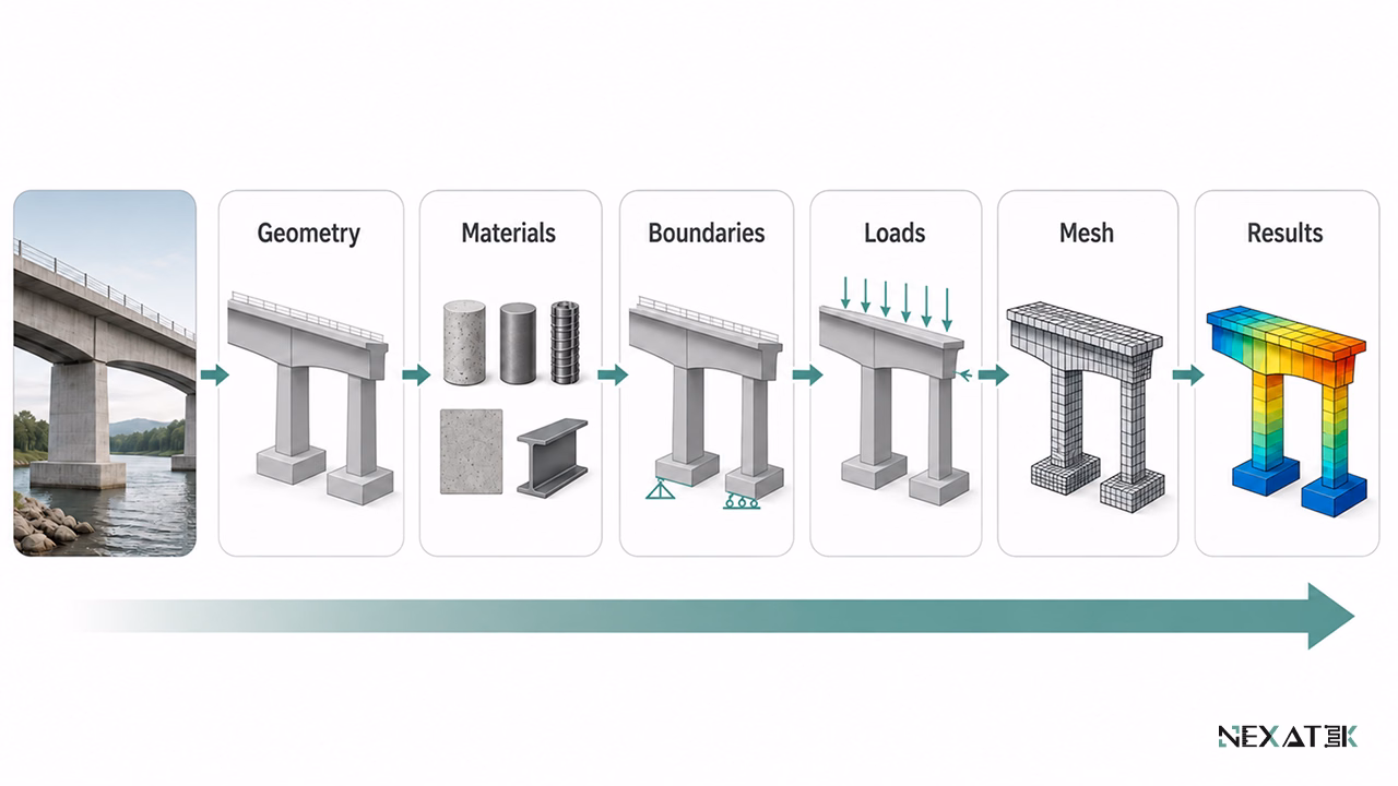 From Physical Infrastructure to Numerical Model.
