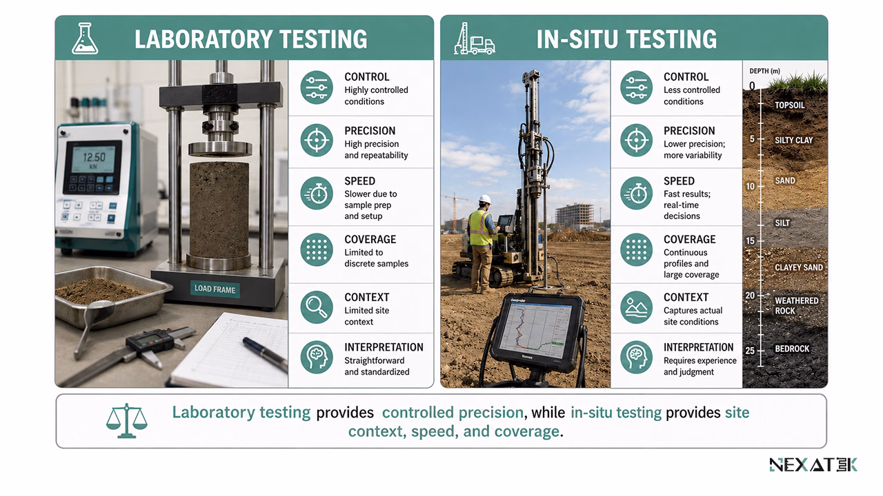 Laboratory vs. In-Situ Testing