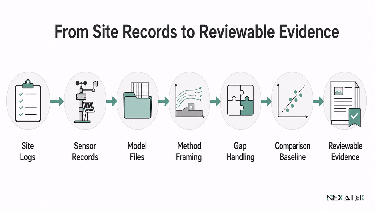 From Site Records to Reviewable Evidence