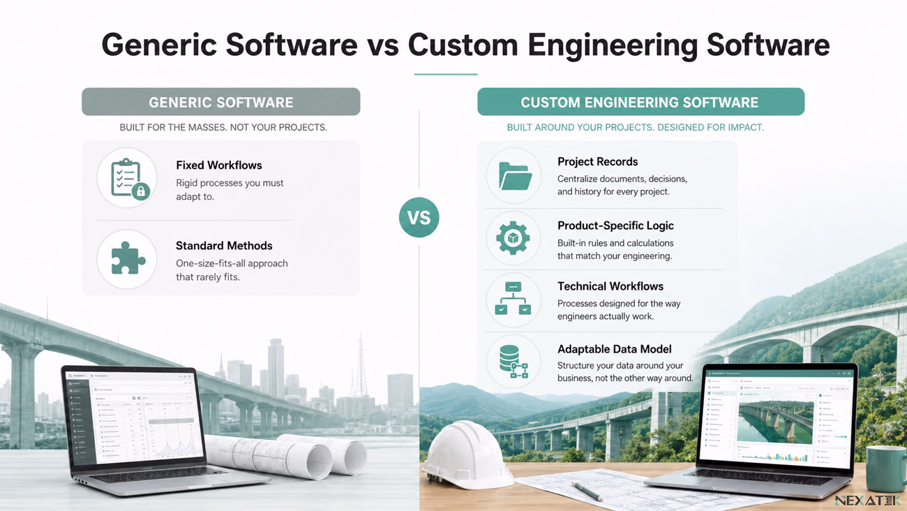  Generic Software vs Custom Engineering Software.