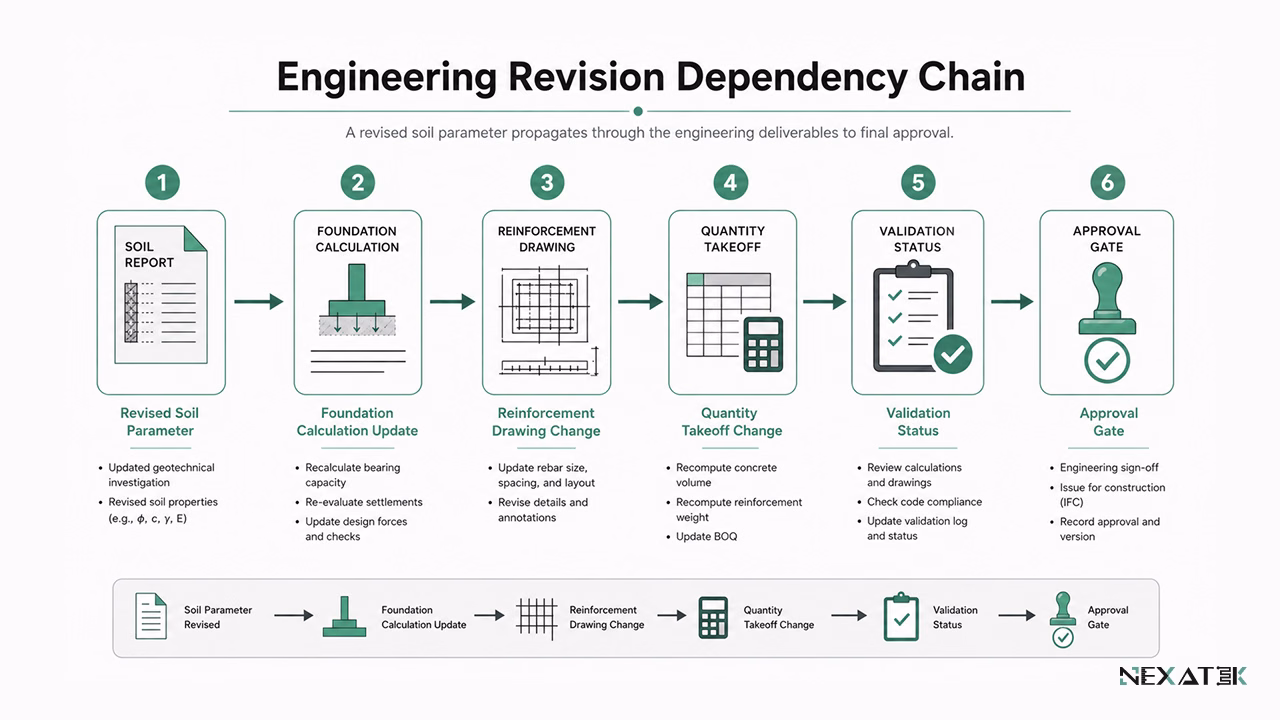  Engineering Revision Dependency Chain.