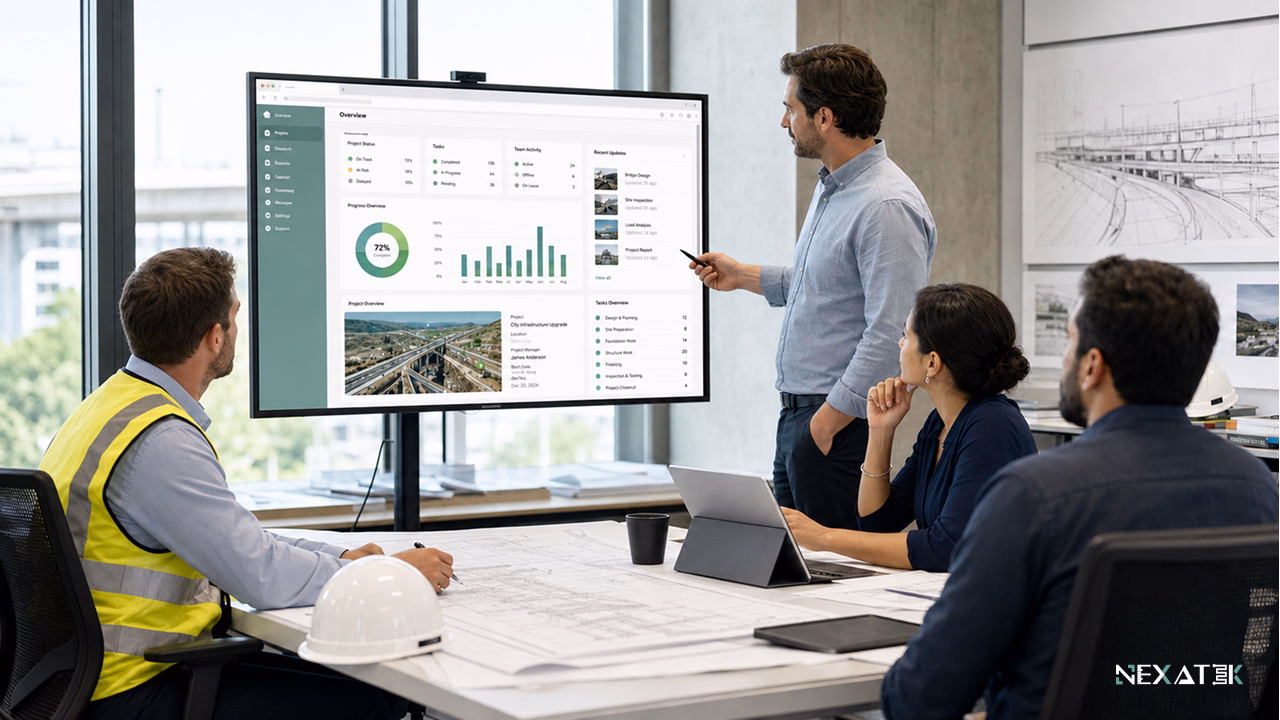 Browser-Based Project Data Platform for Civil Engineering Teams.