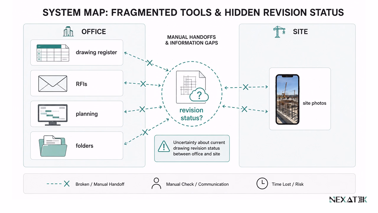 Fragmented Engineering Tools and Hidden Revision Status