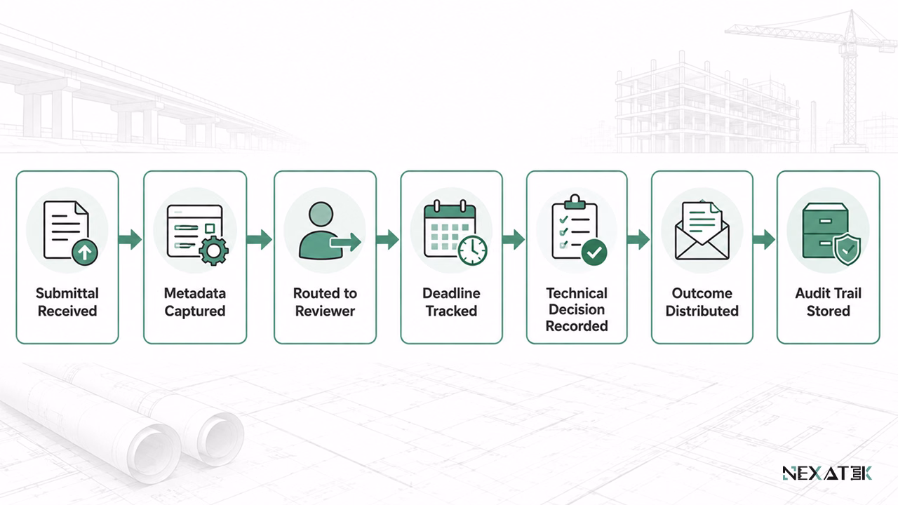 Automated Submittal Review and Distribution Workflow